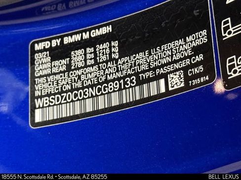 Used 2022 BMW M8 Competition w/ M Carbon Exterior Package AWD/4WD image 35