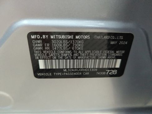 Used 2024 Mitsubishi Mirage ES FWD image 25