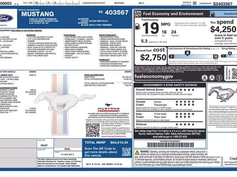 New 2025 Ford Mustang GT Premium w/ GT Performance Package image 2