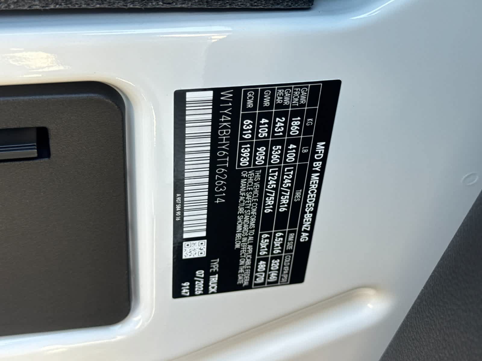 New 2026 Mercedes-Benz Sprinter 2500 image 27