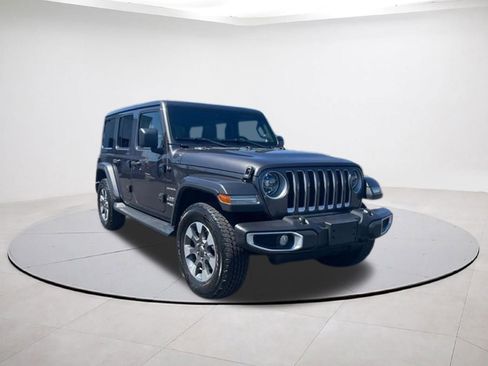 Used 2021 Jeep Wrangler Unlimited Sahara w/ LED Lighting Group AWD/4WD image 1