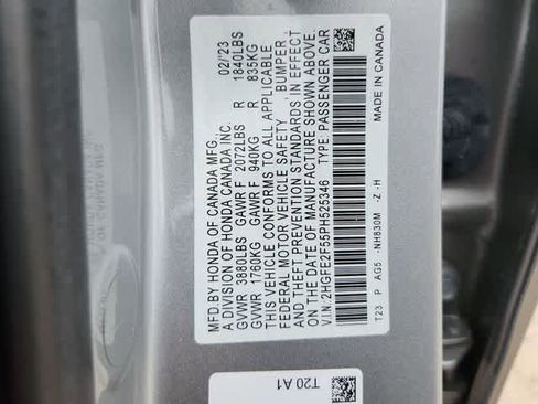 Used 2023 Honda Civic Sport image 29