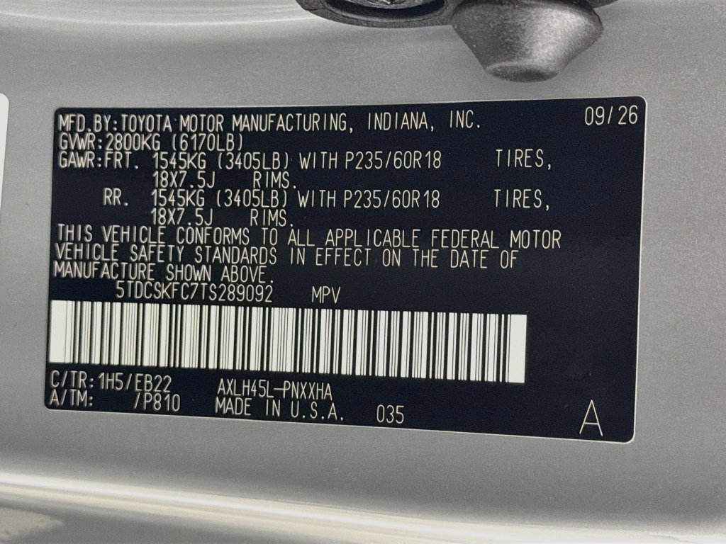 New 2026 Toyota Sienna XLE Woodland Edition AWD/4WD image 30