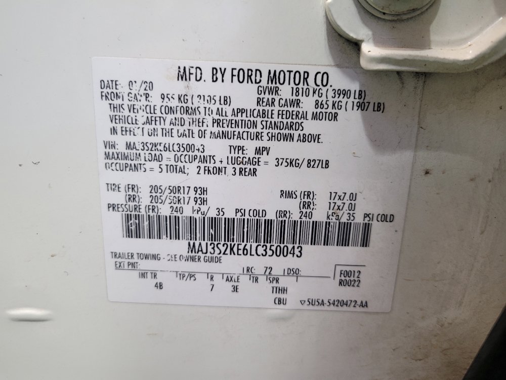 Used 2020 Ford EcoSport Titanium FWD image 33