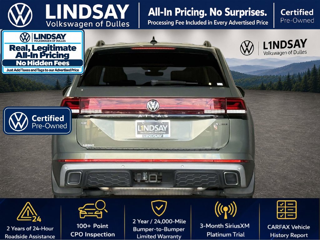 Used 2024 Volkswagen Atlas Peak Edition SE AWD/4WD image 6