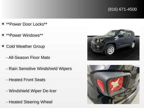 Used 2019 Jeep Renegade Latitude w/ Cold Weather Group image 89