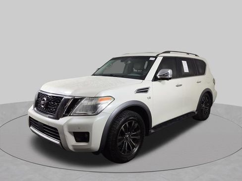Used 2017 Nissan Armada Platinum w/ Captain Seat Package AWD/4WD image 2