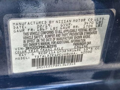 Used 2019 Nissan Versa Note SV FWD image 32