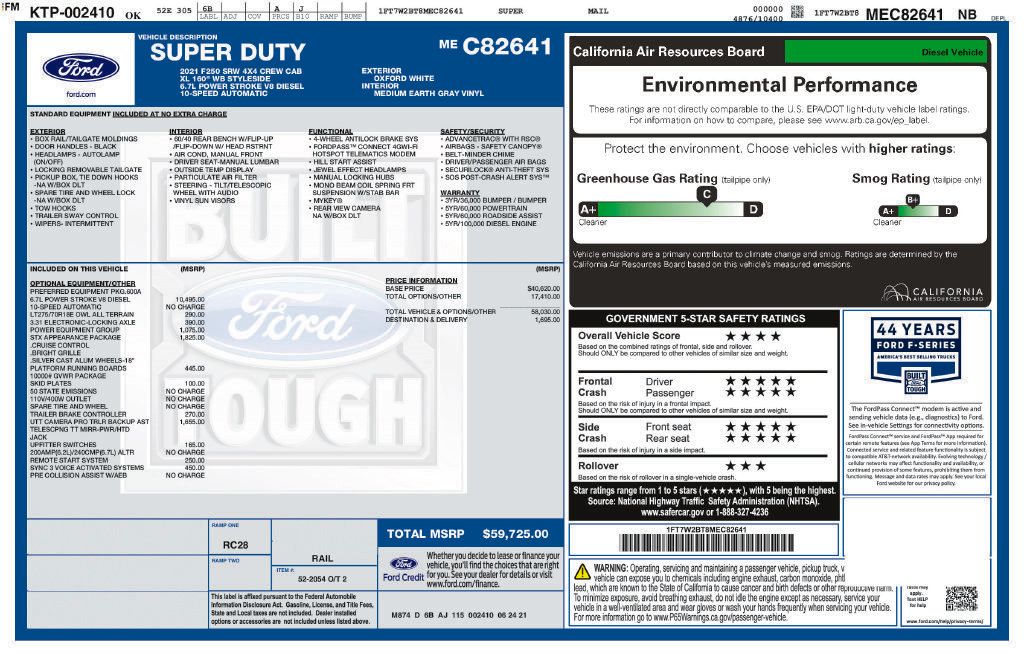 Used 2021 Ford F250 XL w/ STX Appearance Package AWD/4WD image 3