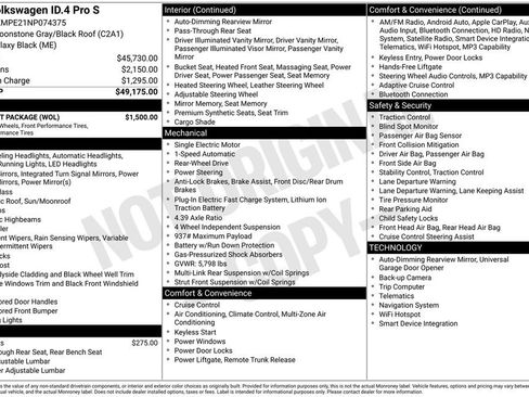 Certified 2022 Volkswagen ID.4 Pro S w/ Gradient Package RWD image 40