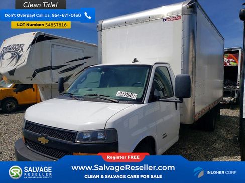 Used 2021 Chevrolet Express 4500 Extended w/ Power Convenience Package RWD image 1
