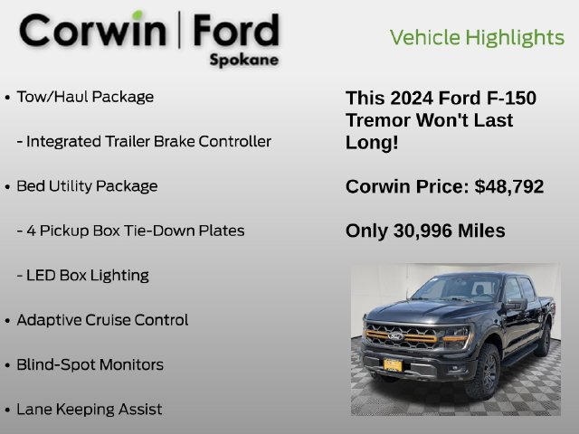 Used 2024 Ford F150 Tremor w/ Bed Utility Package AWD/4WD image 7