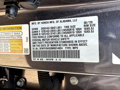 Used 2021 Honda Pilot EX-L image 37