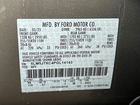 Certified 2023 Lincoln Aviator Reserve w/ Elements Package Plus image 34