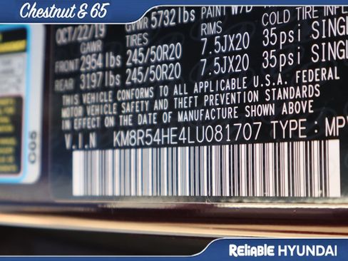 Used 2020 Hyundai Palisade Limited FWD image 42
