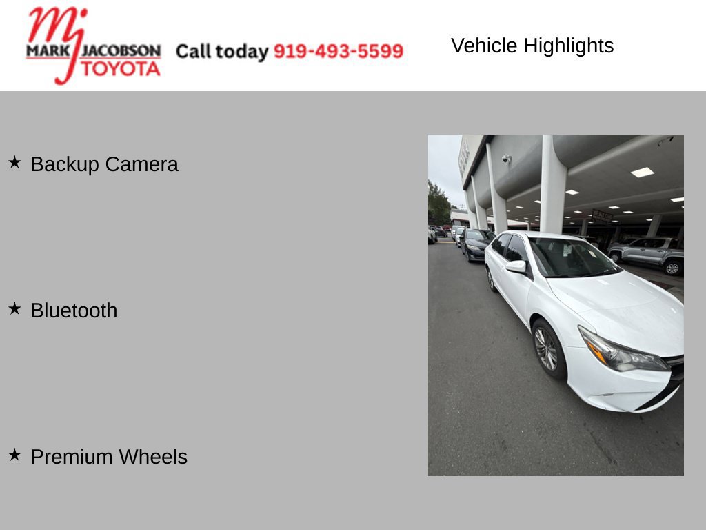 Used 2015 Toyota Camry SE FWD image 5