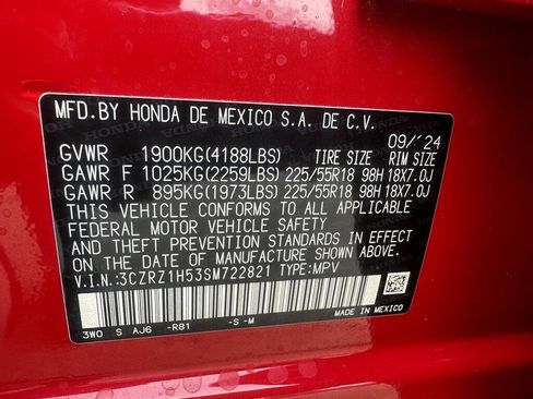 Used 2025 Honda HR-V Sport image 11