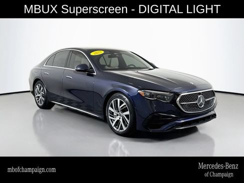 Used 2025 Mercedes-Benz E 450 4MATIC Sedan w/ MBUS Superscreen Package image 1