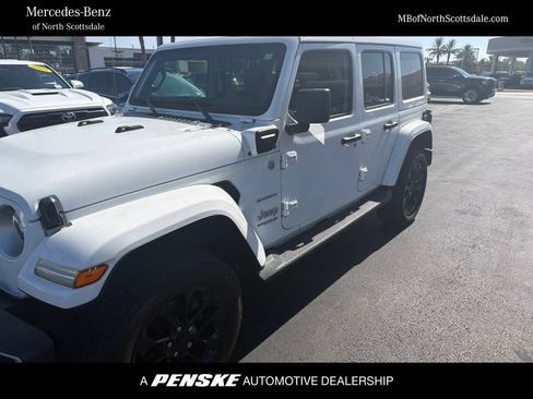 Used 2021 Jeep Wrangler Unlimited Sahara w/ Cold Weather Group AWD/4WD image 1