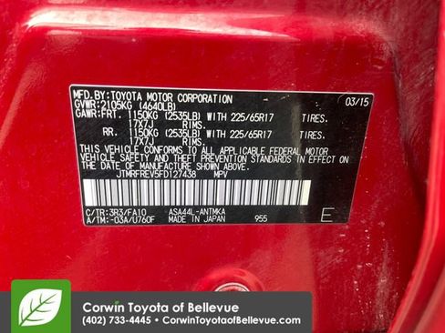 Used 2015 Toyota RAV4 XLE AWD/4WD image 23