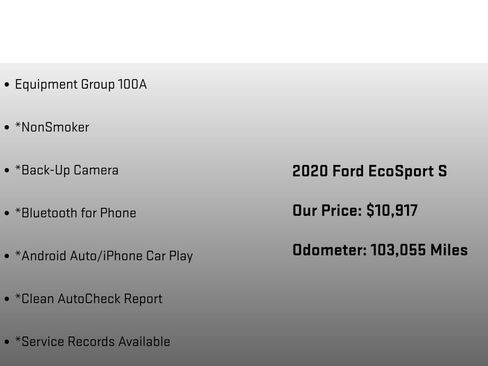 Used 2020 Ford EcoSport S AWD/4WD image 6