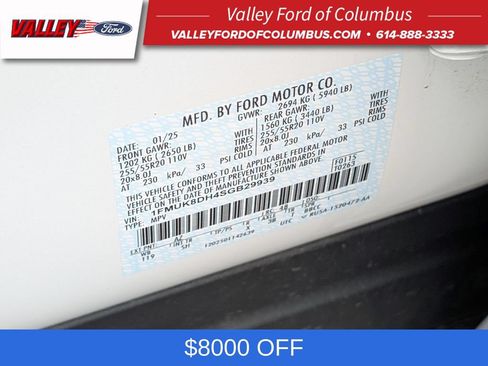 New 2025 Ford Explorer Active w/ Active Comfort Package AWD/4WD image 54