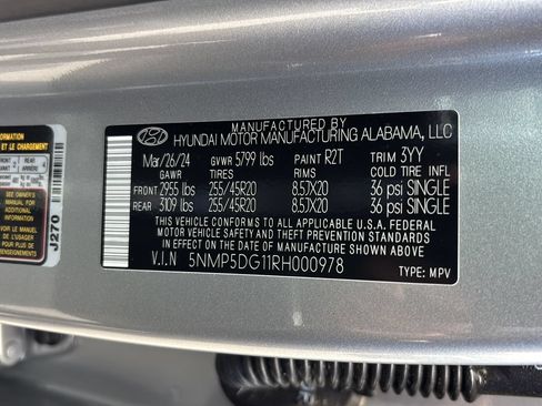 Used 2024 Hyundai Santa Fe Calligraphy AWD/4WD image 45