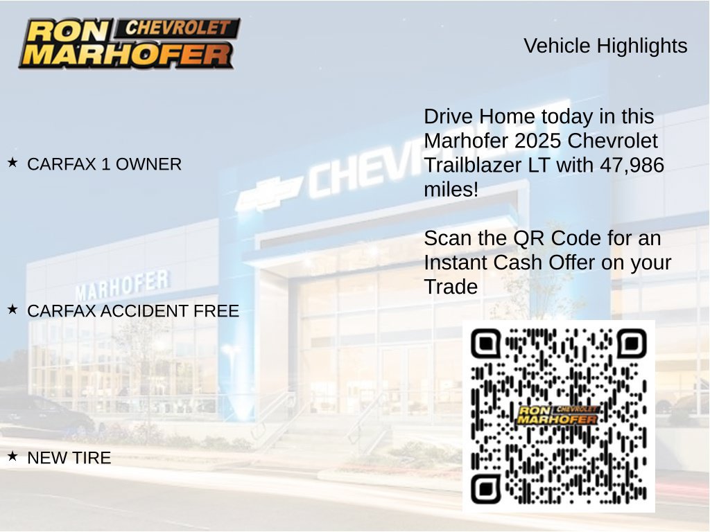 Used 2025 Chevrolet TrailBlazer LT AWD/4WD image 14