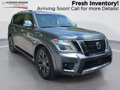 Used 2017 Nissan Armada Platinum w/ Captain Seat Package AWD/4WD image 1