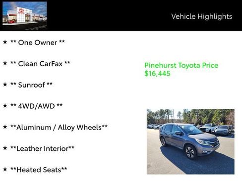 Used 2016 Honda CR-V Touring image 7