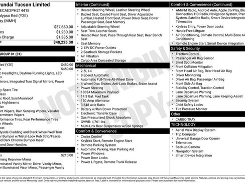 Used 2023 Hyundai Tucson Limited image 59