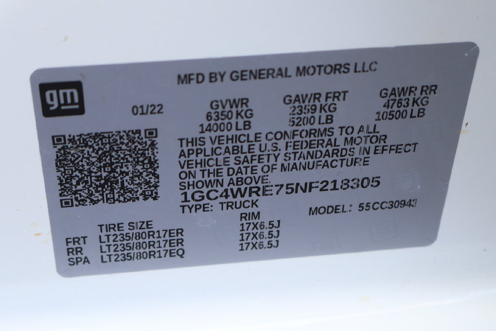 Used 2022 Chevrolet Silverado 3500 W/T w/ WT Convenience Package RWD image 53