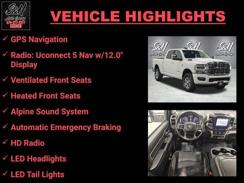 Used 2024 RAM 2500 Laramie w/ Safety Group image 3