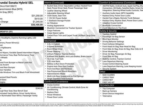 Used 2025 Hyundai Sonata SEL FWD image 33
