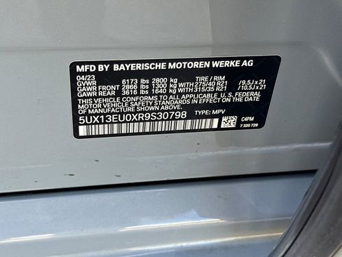 Used 2024 BMW X5 sDrive40i w/ M Sport Package image 36