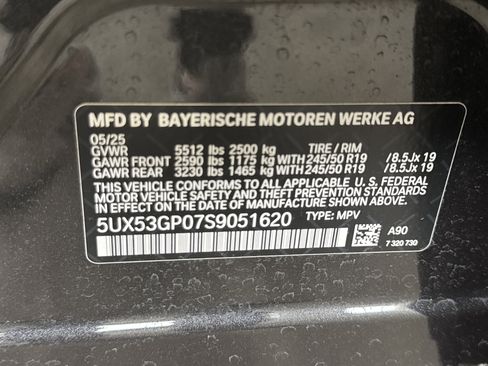 Used 2025 BMW X3 xDrive30i w/ Convenience Package AWD/4WD image 37
