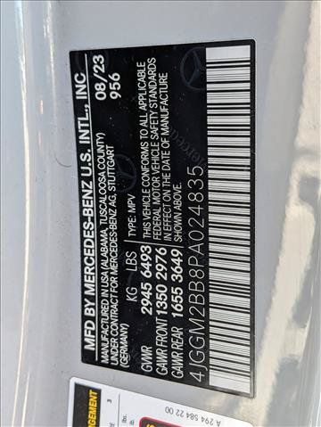 Certified 2023 Mercedes-Benz EQE 350+ SUV image 17