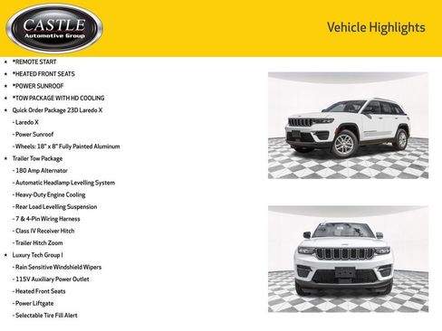 New 2025 Jeep Grand Cherokee Laredo X w/ Luxury Tech Group I image 3