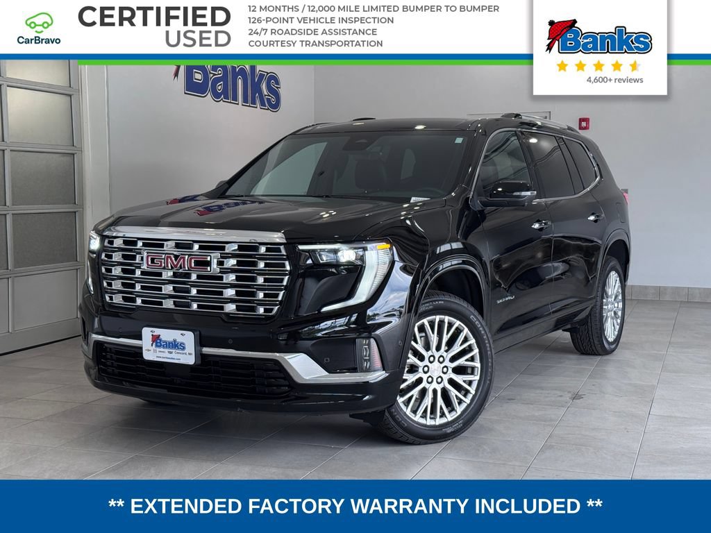 Certified 2026 GMC Acadia Denali w/ Super Cruise Package AWD/4WD image 1