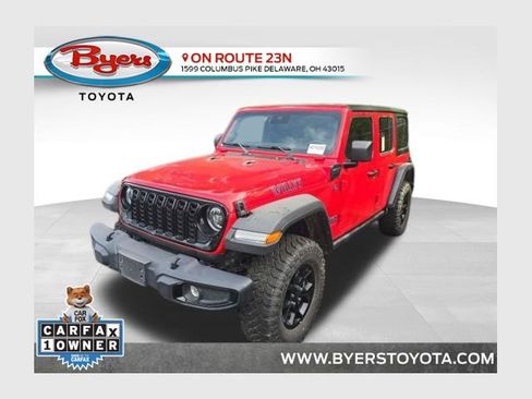 Used 2025 Jeep Wrangler Unlimited Sport S 4xe AWD/4WD image 1