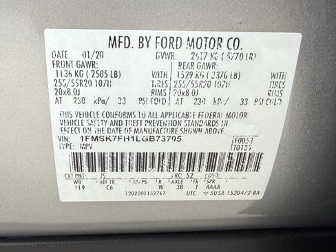 Used 2020 Ford Explorer Limited RWD image 37