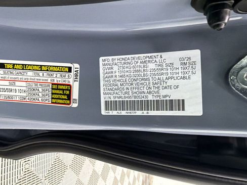 New 2026 Honda Odyssey Elite image 37