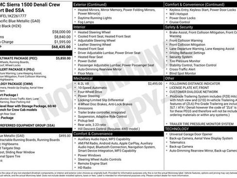 Used 2019 GMC Sierra 1500 Denali w/ Denali Ultimate Package image 15