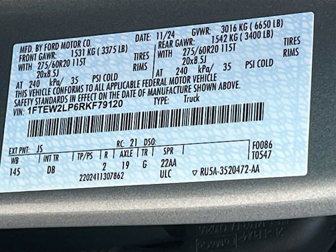 Used 2024 Ford F150 STX AWD/4WD image 29