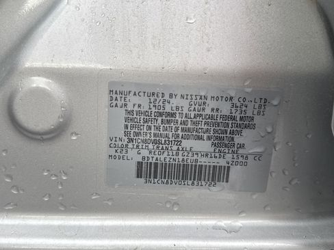 New 2025 Nissan Versa S w/ Trunk Package image 23