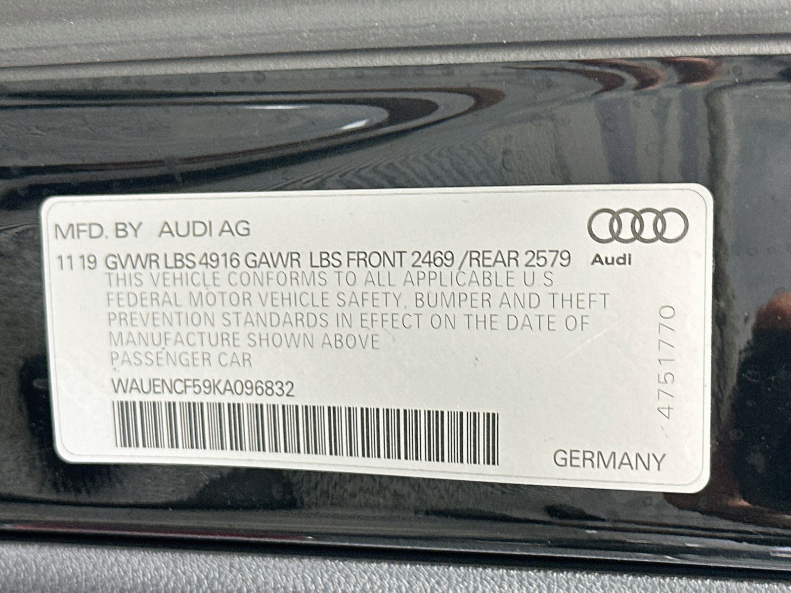 Used 2019 Audi A5 2.0T Premium Plus w/ Premium Plus AWD/4WD image 33