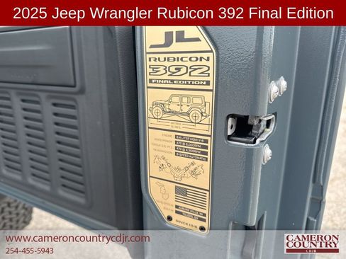 New 2025 Jeep Wrangler Unlimited Rubicon 392 AWD/4WD image 24