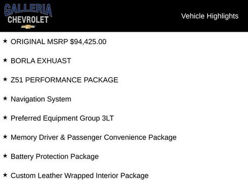 Certified 2022 Chevrolet Corvette Stingray Premium Conv w/ Z51 Performance Package RWD image 5