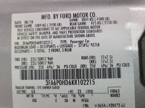 Used 2019 Ford Fusion SE FWD image 33