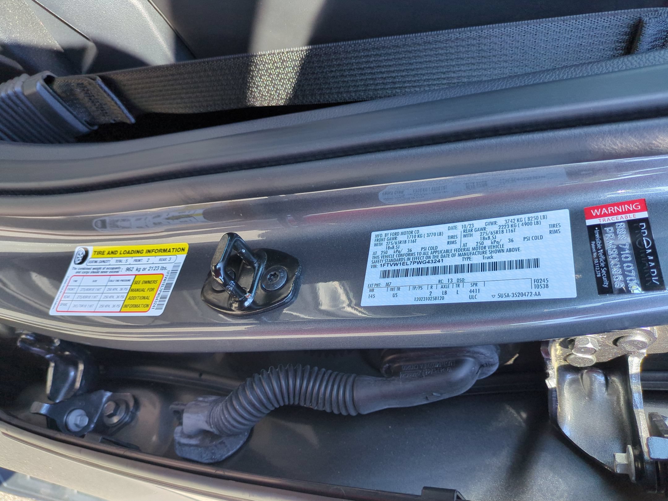 Certified 2023 Ford F150 Lightning XLT AWD/4WD image 44